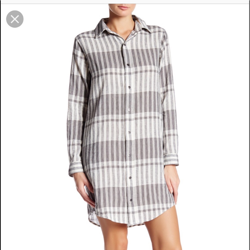 Current Elliott Shirt Dress, Size 1,  Medium (see measurements)